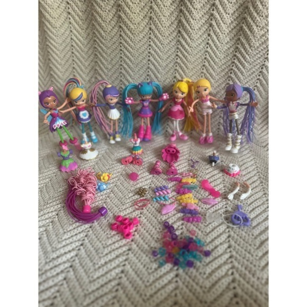 VINTAGE Betty Spaghetty‎ Large lot, 7 dolls and accesssories